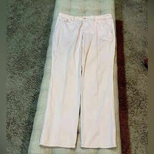 Women’s Apt. 9 Tomboy Chino Pants with Bling Belt - Pale Pink, Size 12, EUC
